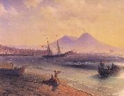 Ivan Aivazovsky Fishermen Returning Near Naples Spain oil painting artist